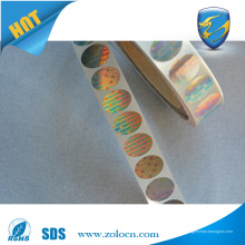 Round 3d hologram sticker, barato personalizado holograma etiqueta do telefone móvel